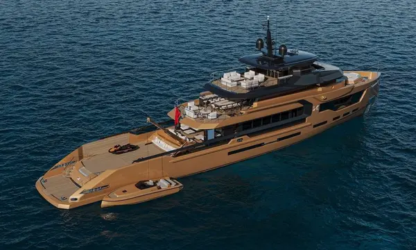 RMK Yachts and Hot Lab Propose Three Configurations for 50m PETRA Explorer — source image