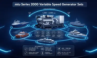 Rolls-Royce mtu Series 2000 variable-speed genset