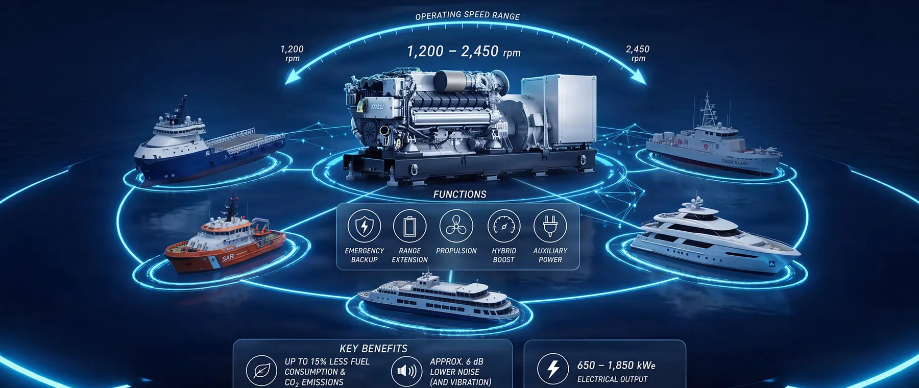 Rolls-Royce mtu Series 2000 variable-speed genset