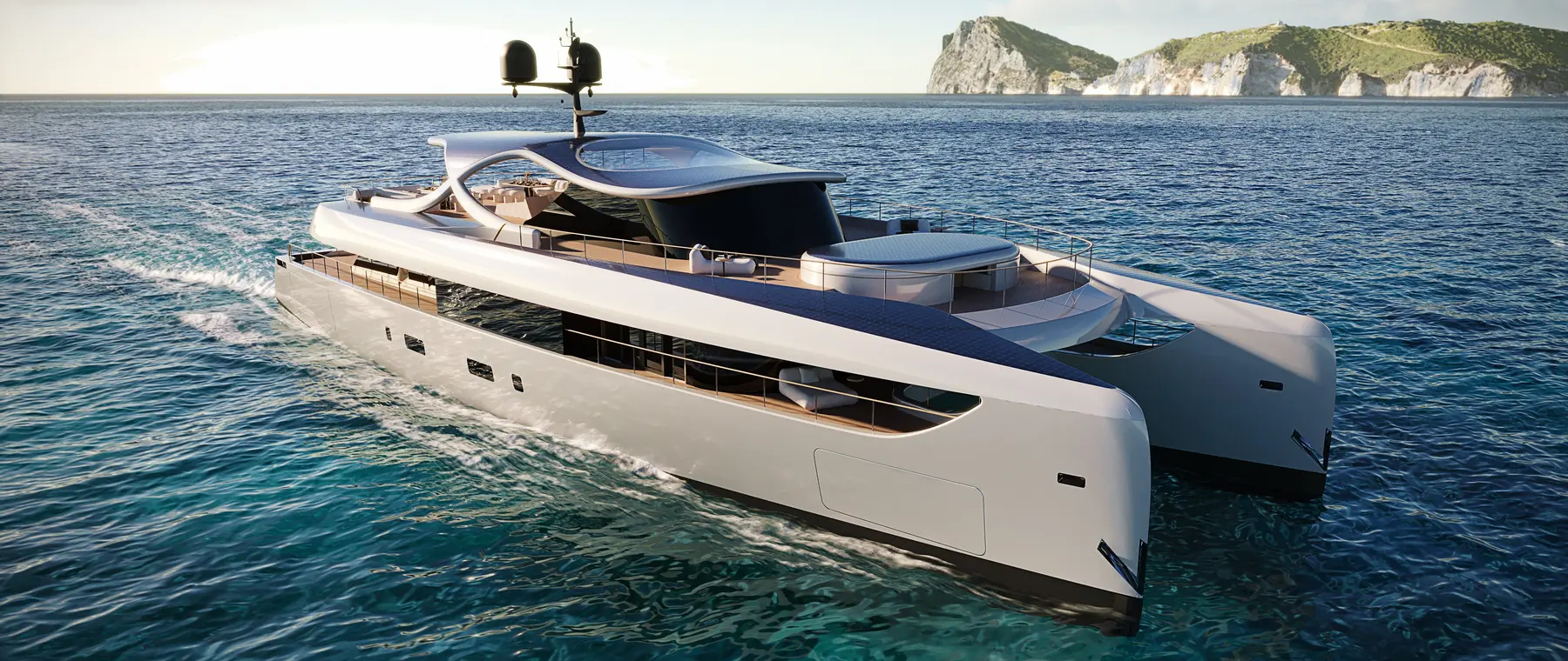 Rossinavi news - ROSSINAVI LAUNCHES NEW CATAMARAN CONCEPT SOLSEA