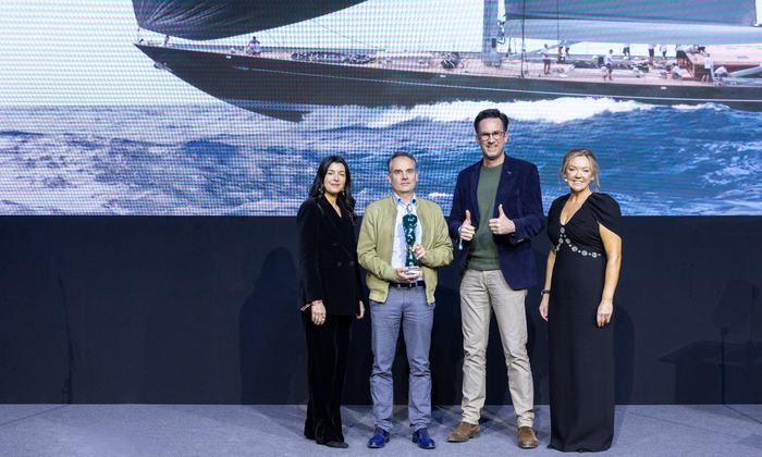 Aquarius wins Best Naval Architecture for sailing yachts - Royal Huisman exact article image