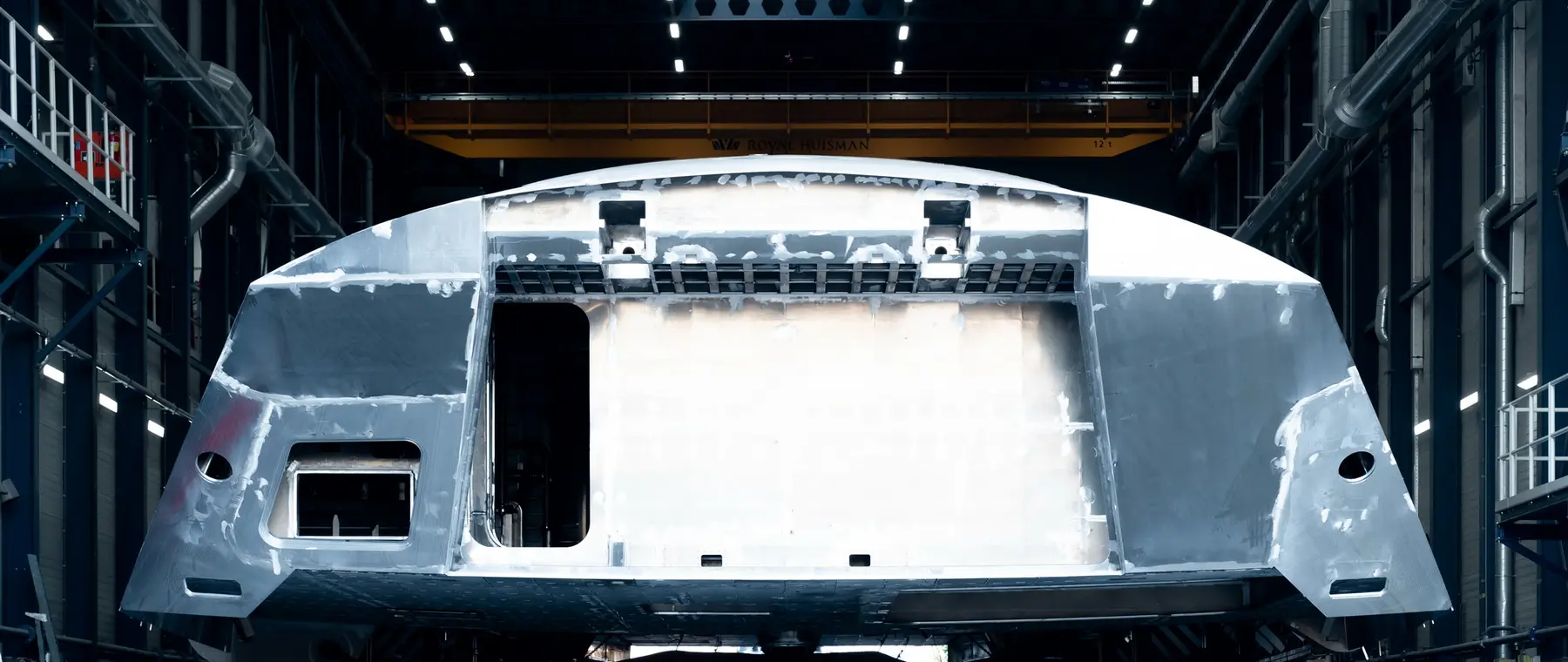 Turning point in the making: Project 412 rolls out - Royal Huisman article image