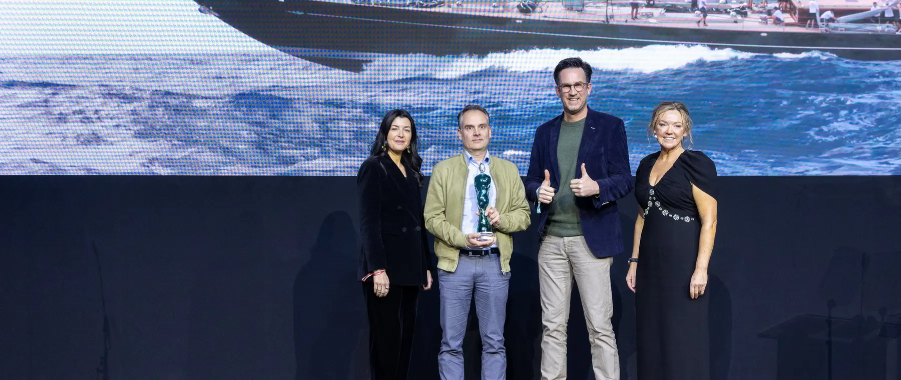 Aquarius wins Best Naval Architecture for sailing yachts - Royal Huisman exact article image
