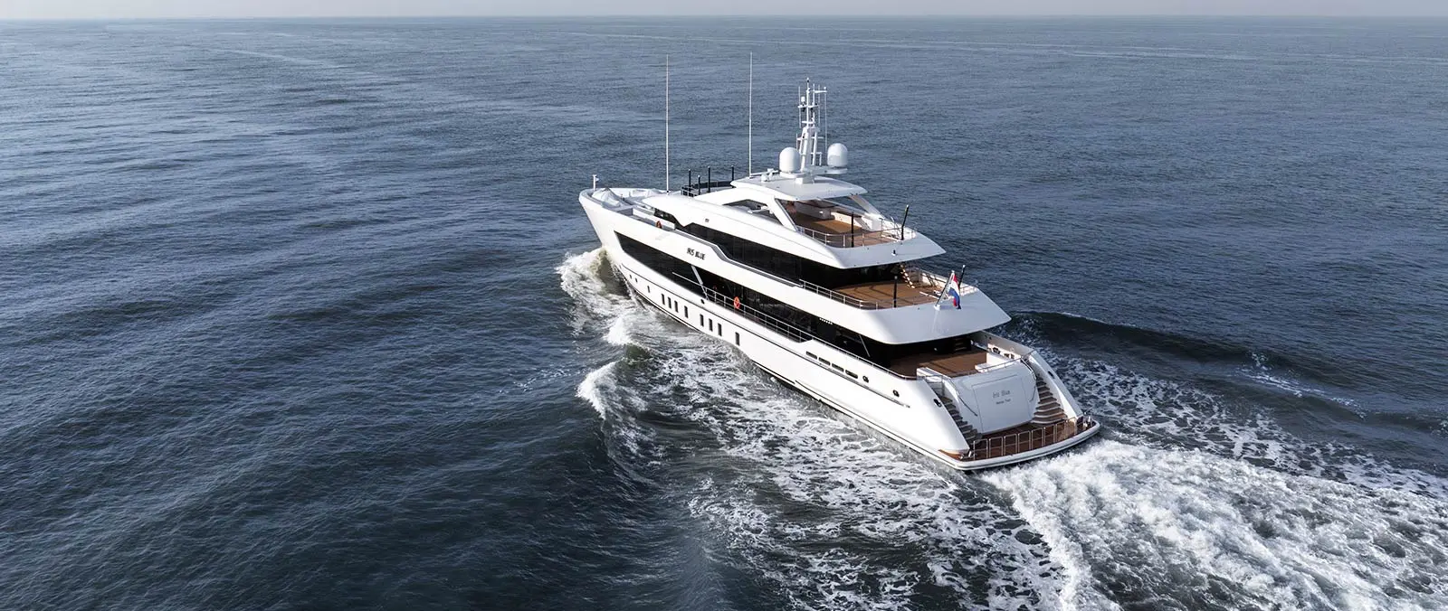 Heesen delivers the first yacht of 2024: YN 20255, now named Iris Blue press image