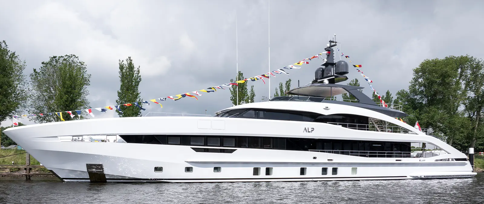 A Timeless Tradition, yet a Modern Marvel: Heesen Yachts Christens ALP press image