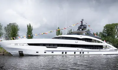 A Timeless Tradition, yet a Modern Marvel: Heesen Yachts Christens ALP press image