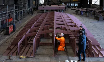 Heesen Yachts Announces Keel Laying of YN 21350, Project Grace – the first in the new 50m Steel class press image