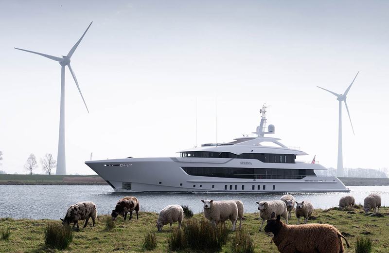 Heesen Yachts Unveils 2025’s First Delivery: Serena, a 55m Steel Marvel press image