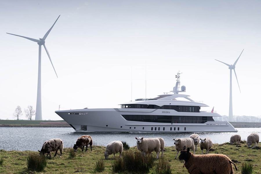 Heesen Yachts Unveils 2025’s First Delivery: Serena, a 55m Steel Marvel press image