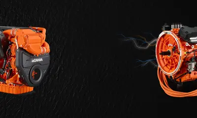 Scania marine engines at SMM — official image