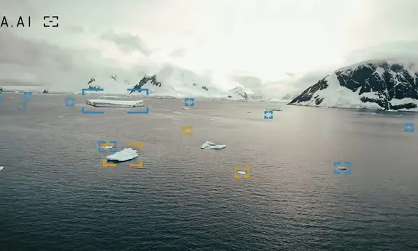 SEA.AI Uses Antarctic Expedition Data to Improve Yacht Hazard Detection — source image