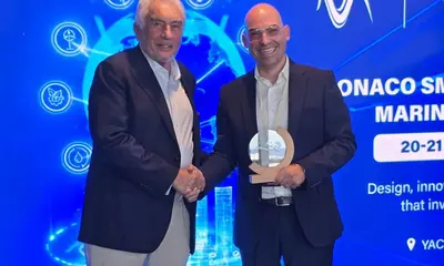Seares Wins Monaco Scaling Award for Smart Superyacht Mooring Technology — source image