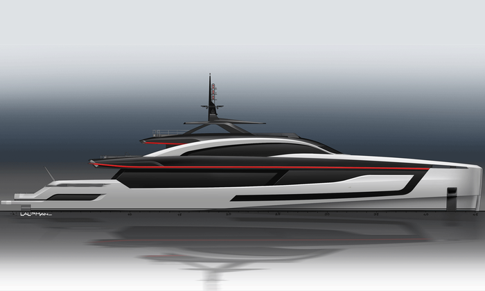Project SkyFall, 60-metre custom superyacht sold press image