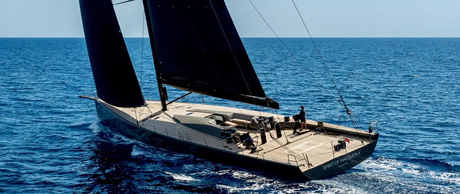 SPIRIT OF MALOUEN X under sail