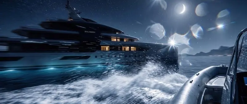 Sturge & Toth Plans 95m Galaqsea With Glass Atrium and Light Beam — source image