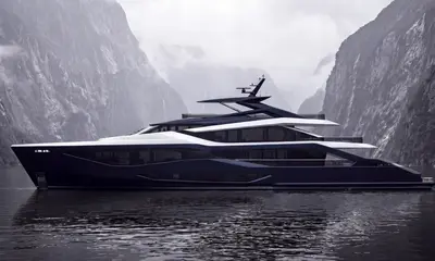 Sunseeker Details 45m Semi-Displacement Superyacht with 440GT Volume — source image