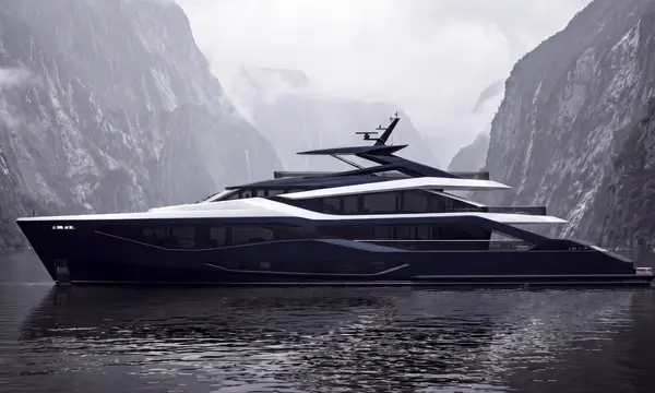 Sunseeker Details 45m Semi-Displacement Superyacht with 440GT Volume — source image