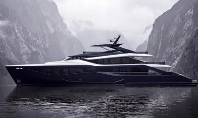 Sunseeker 45M Superyacht — official rendering