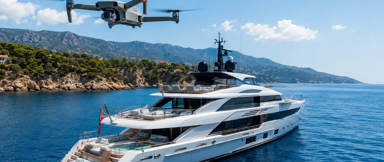 Superyacht drone