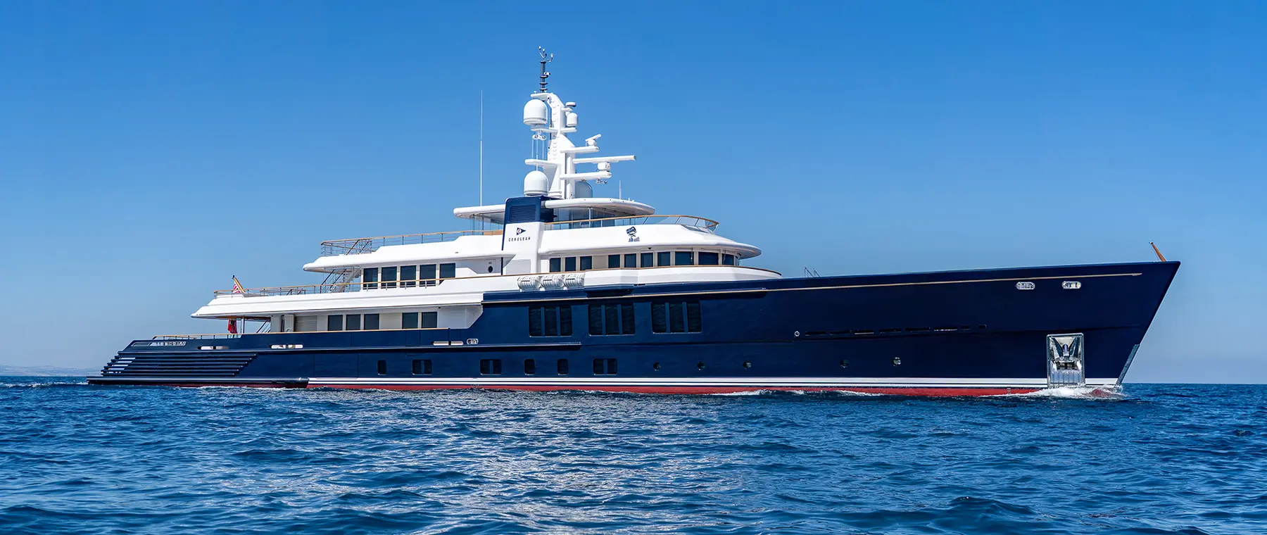 70m CRN Cerulean Delivered After Sea Trials — official CRN / Ferretti Group image