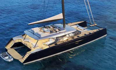Baltic Yachts Updates 33m Baltic 107 Catamaran Ahead of Monaco — official Baltic Yachts image