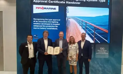 FIFI4MARINE Secures RINA Type Approval for Battery Fire Protection — verified official source image