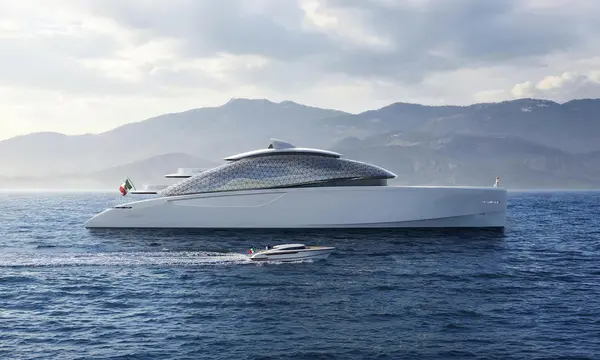 Benetti Reveals 70m Project Clear Waves With Solar Glass Dome