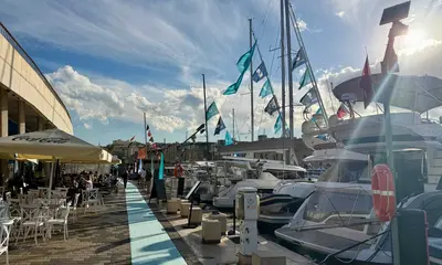 Grand Harbour Marina — official 2026 Malta Boat Show photograph from the marina’s announcement