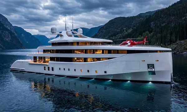 Green Yard Kleven Presents 100m KY100 Polar Expedition Yacht — Green Yard Kleven / official KY100 project rendering, 2026