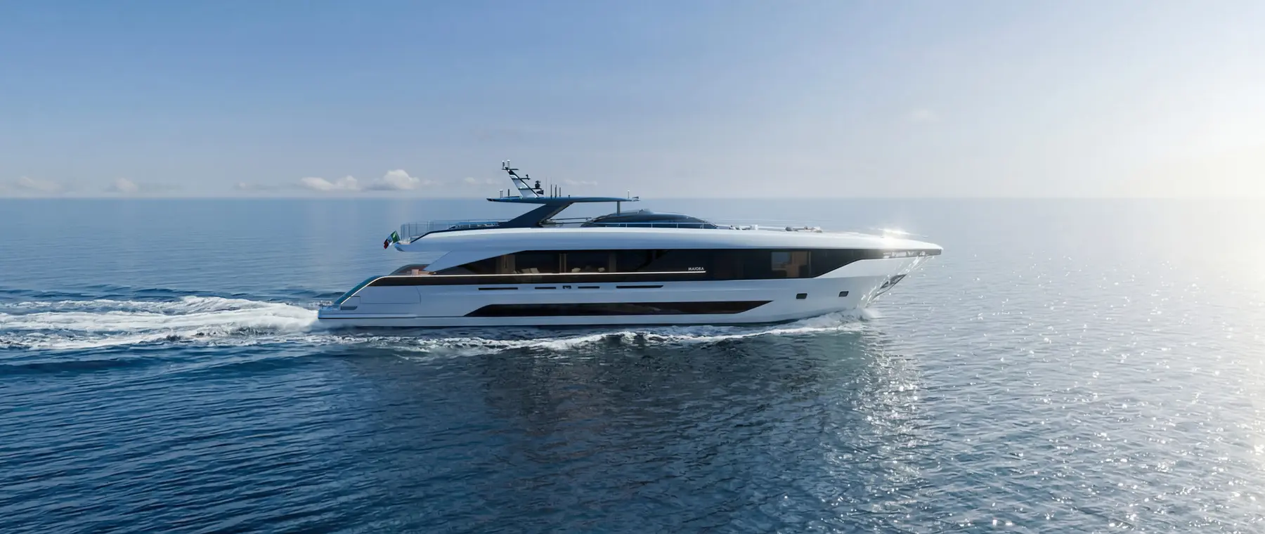 First 37m Maiora M|38 Set for Monaco In-Water Debut — official credited editorial image