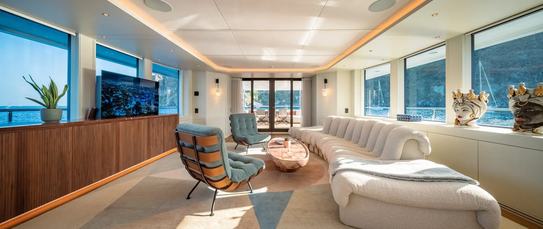 Edmiston — official interior photograph of the 37.8m Moonen COCOON
