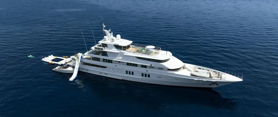 73m Lürssen CORAL OCEAN Listed for Sale at €99 Million — Ahoy Club / official CORAL OCEAN sale listing photograph