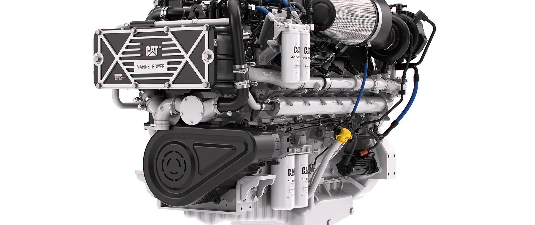 Caterpillar Puts 2,433mhp C32B at Centre of 2026 Yachting Power Push