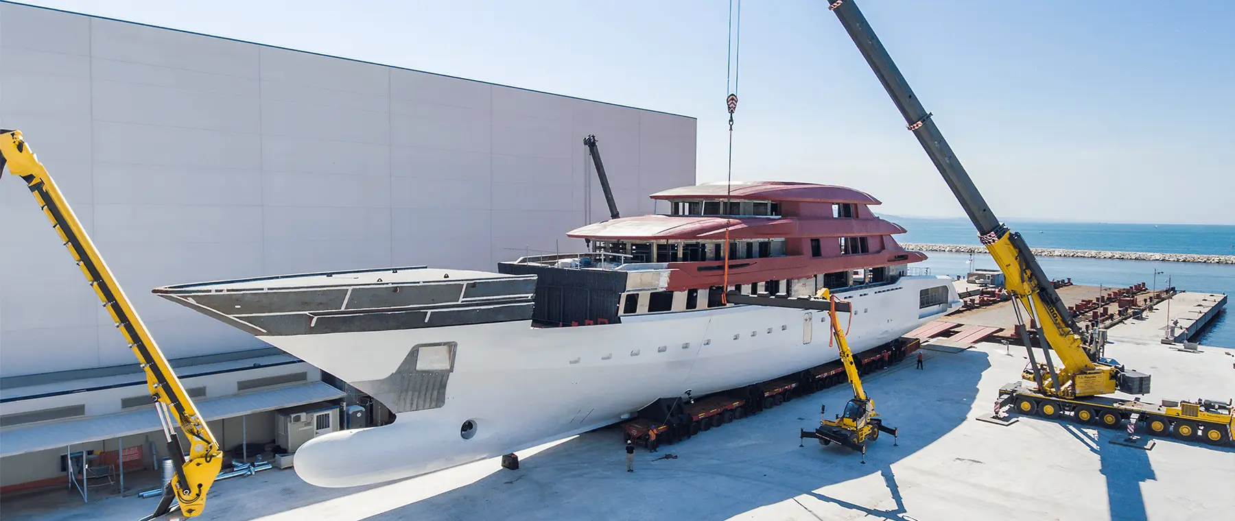 Palumbo Superyachts Reports 20 Yachts in Build and €1bn Order Book — Palumbo Superyachts — official shipyards photograph