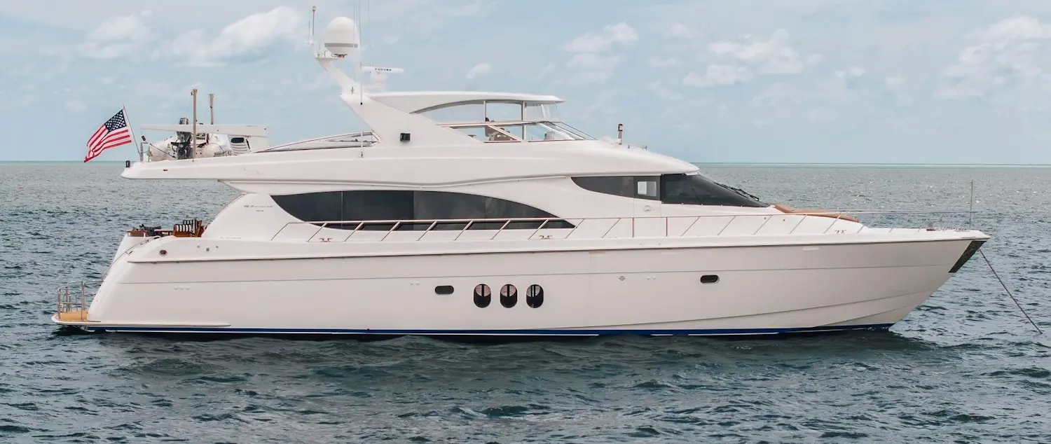 24m Hatteras MR. CHIPS Joins Northrop & Johnson at $2.195 Million — Northrop & Johnson / official MR. CHIPS brokerage photograph, 2026