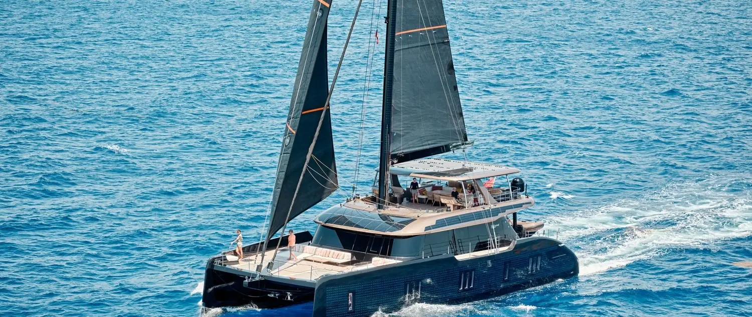 24.4m Sunreef THE IDLER Offered for Sale at €9.95 Million — Burgess / official brokerage photograph of THE IDLER, 2026