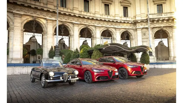 Anantara Grand Tour with Alfa Romeo — official partnership photograph