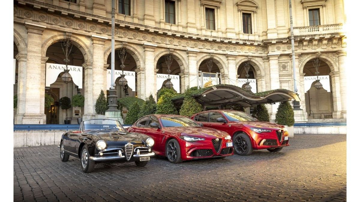 Anantara Grand Tour with Alfa Romeo — official partnership photograph