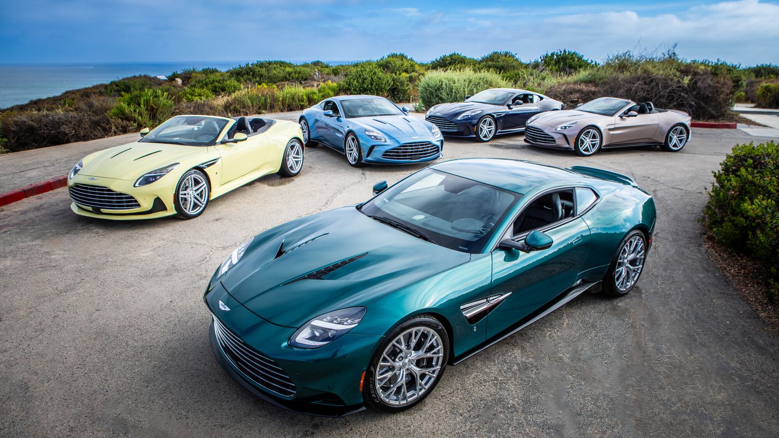 Aston Martin Revives Five Historic Colours in One-Off Heritage Cars — official source image