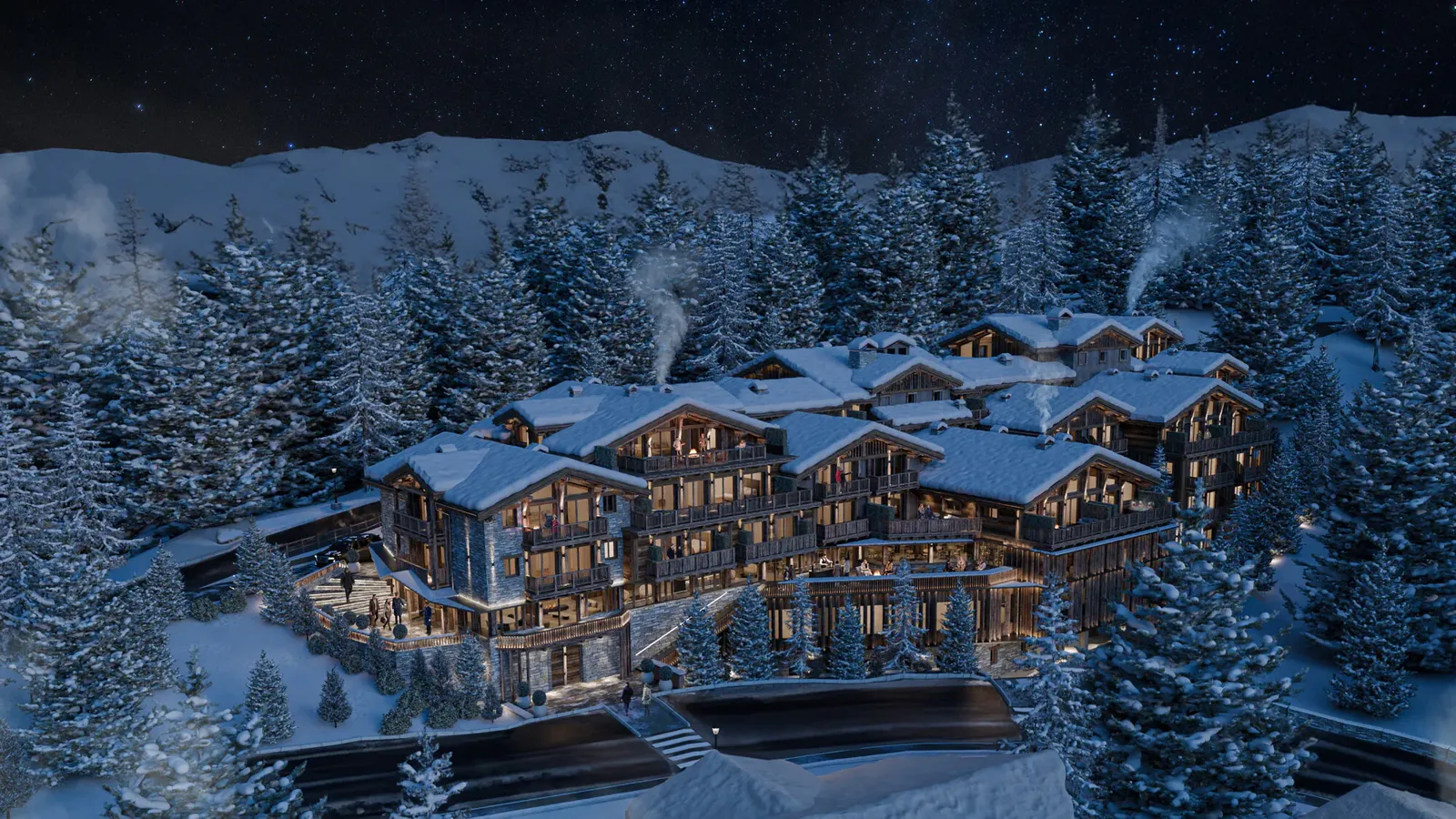 Raffles Plans First Alpine Resort in Courchevel 1850 — official source image