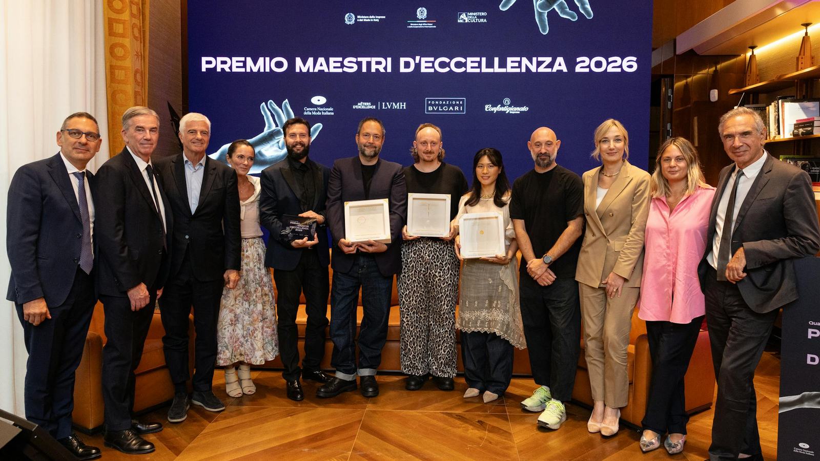 Premio Maestri d’Eccellenza 2026 presentation — official LVMH image