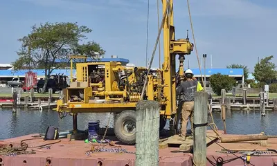 Somers Cove Marina modernization — official Maryland DNR photograph