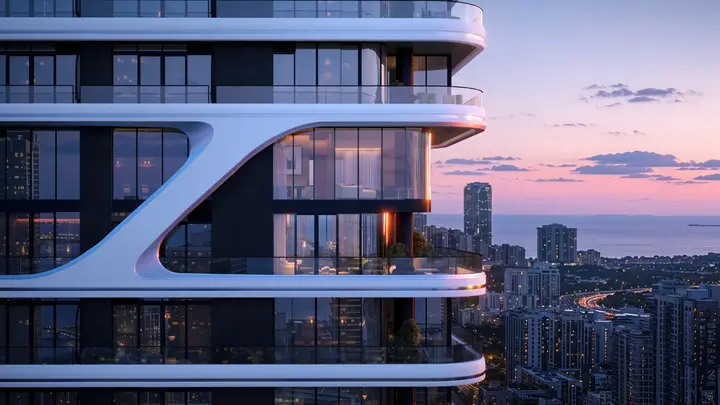 Bugatti Residences Miami official rendering