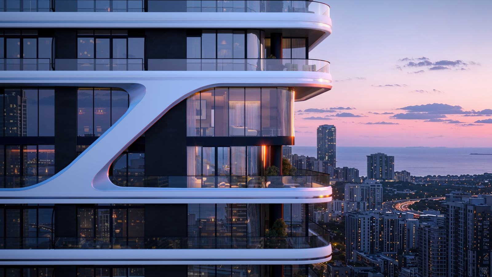 Bugatti Residences Miami official rendering