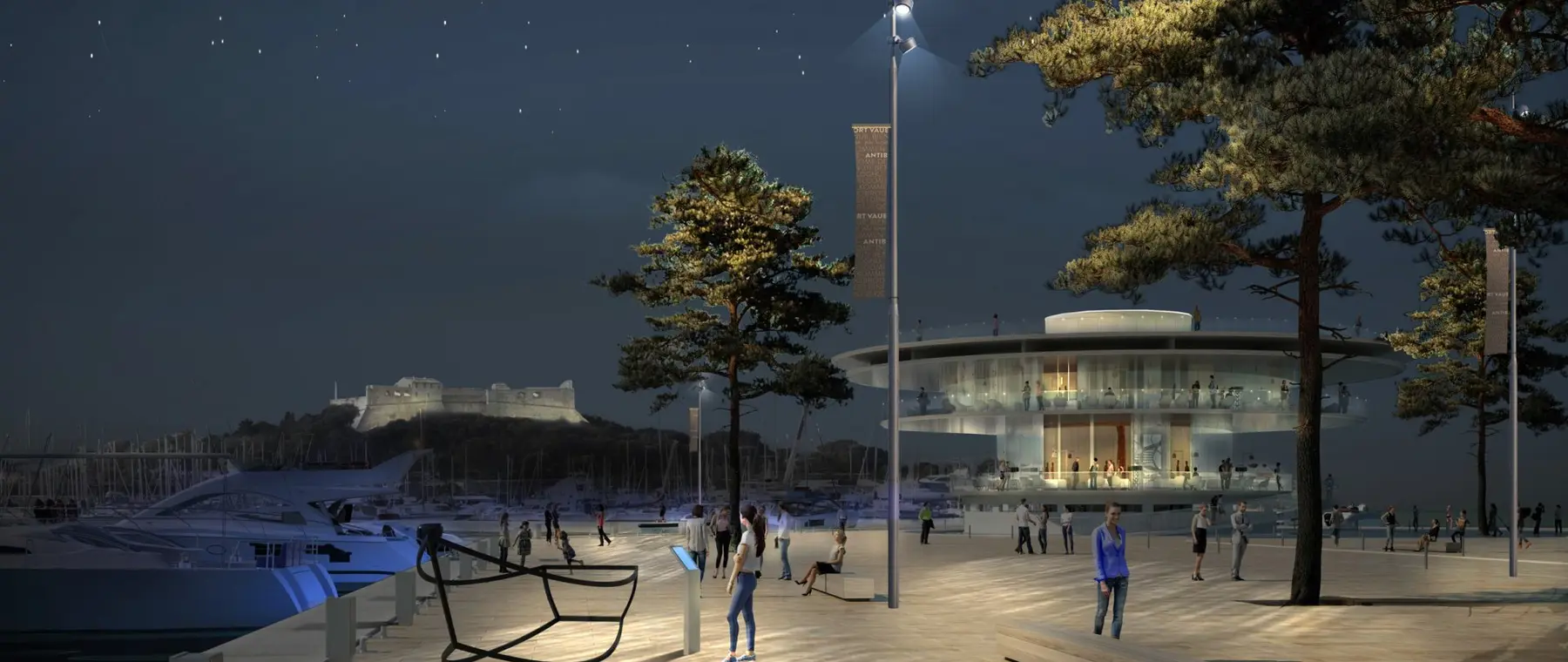 Port Vauban Antibes redevelopment project view
