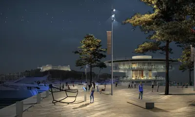 Port Vauban Antibes redevelopment project view