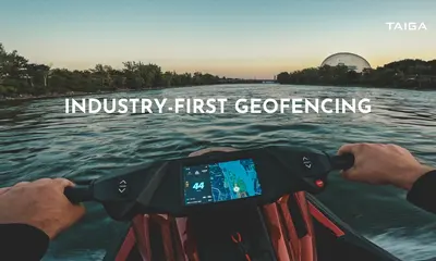 Taiga OS-5 geofencing on electric Orca watercraft - Taiga Motors