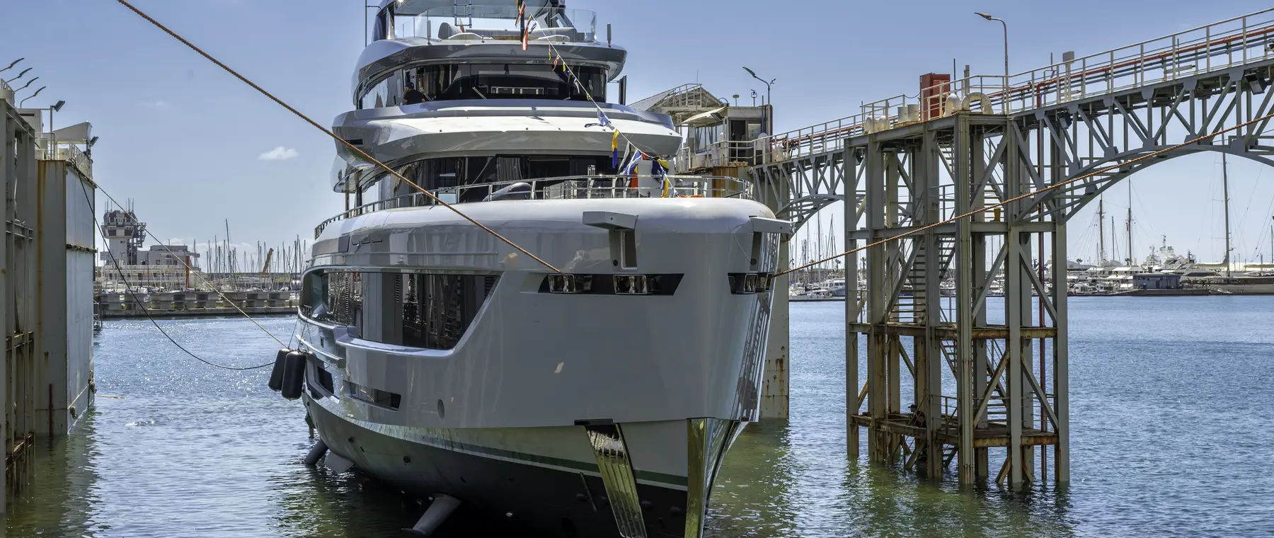 Tankoa TX450 launch in Genoa — Courtesy Tankoa Yachts