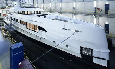 Launch of our second hybrid yacht press image