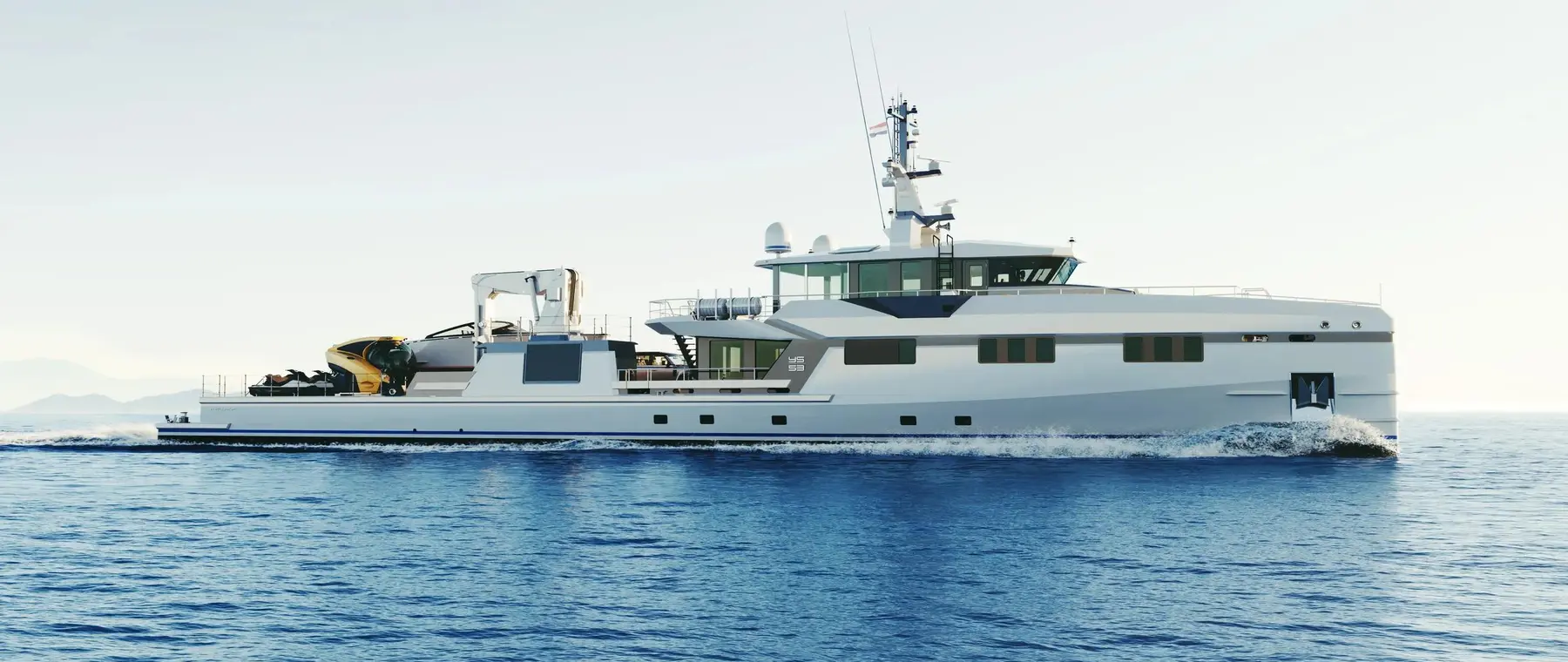 The 5th 53-metre Yacht Support - Damen Yachting official image